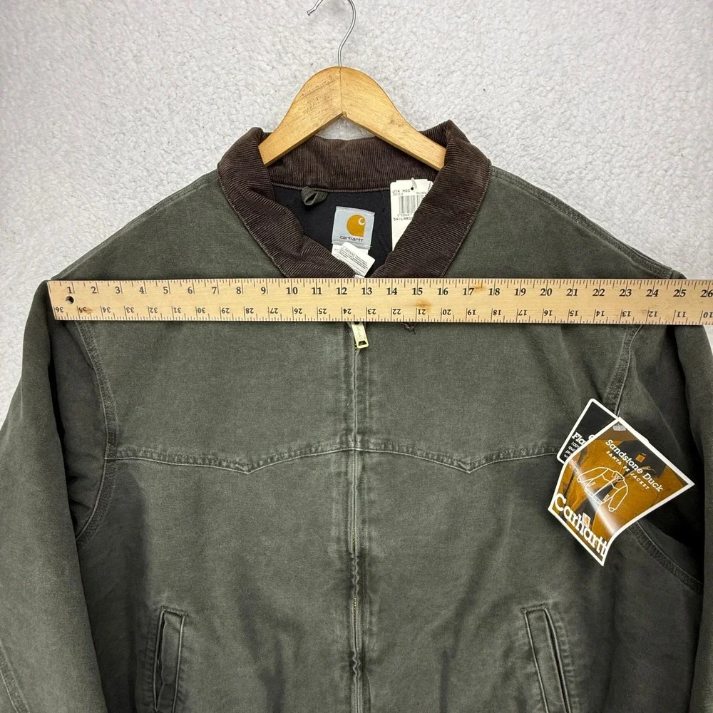 Carhartt Santa Fe Jacket Quilt Lined Mens 5XL J14 MOS Moss Green NWT NOS